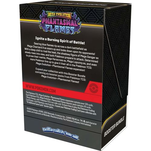 Pokemon TCG: Mega Evolution ME02 - Phantasmal Flames Booster Bundle