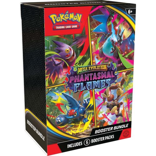 Pokemon TCG: Mega Evolution ME02 - Phantasmal Flames Booster Bundle