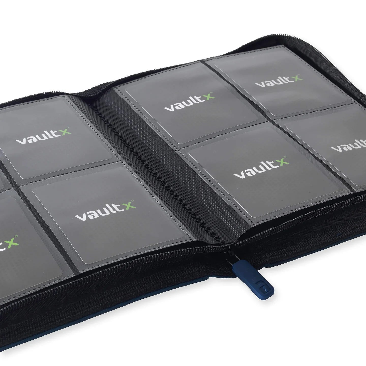 Vaultx - 4-Pocket Exo-Tec® Zip Binder - Royal Blue - PokeBox USA