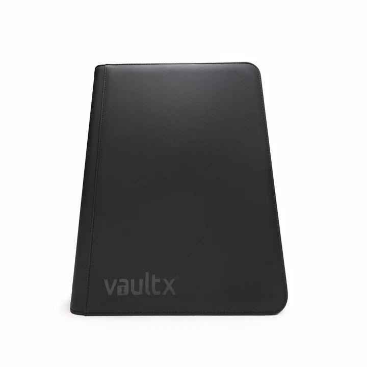 Vaultx - 16-Pocket Exo-Tec® Zip Binder XXL - Signature Black