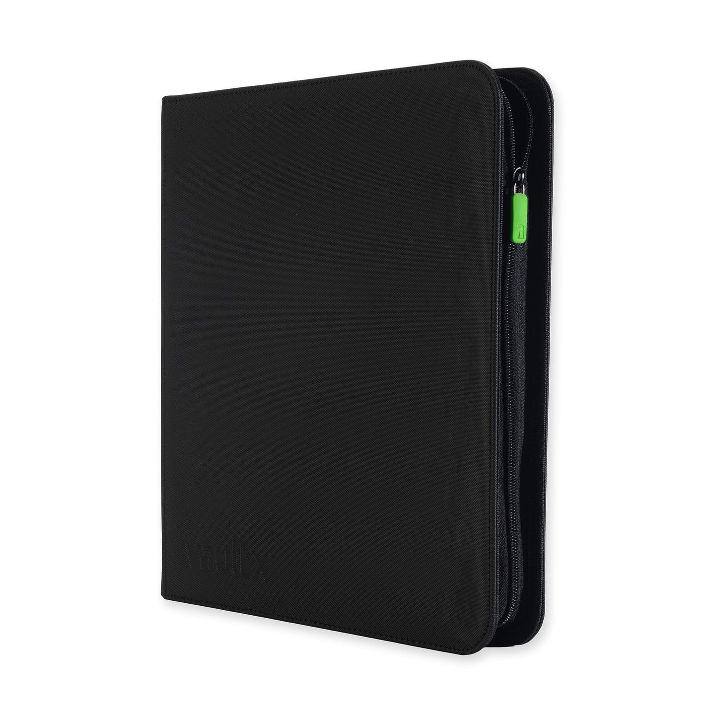 Vaultx - 12-Pocket Exo-Tec® Zip Binder - Signature Black - PokeBox USA