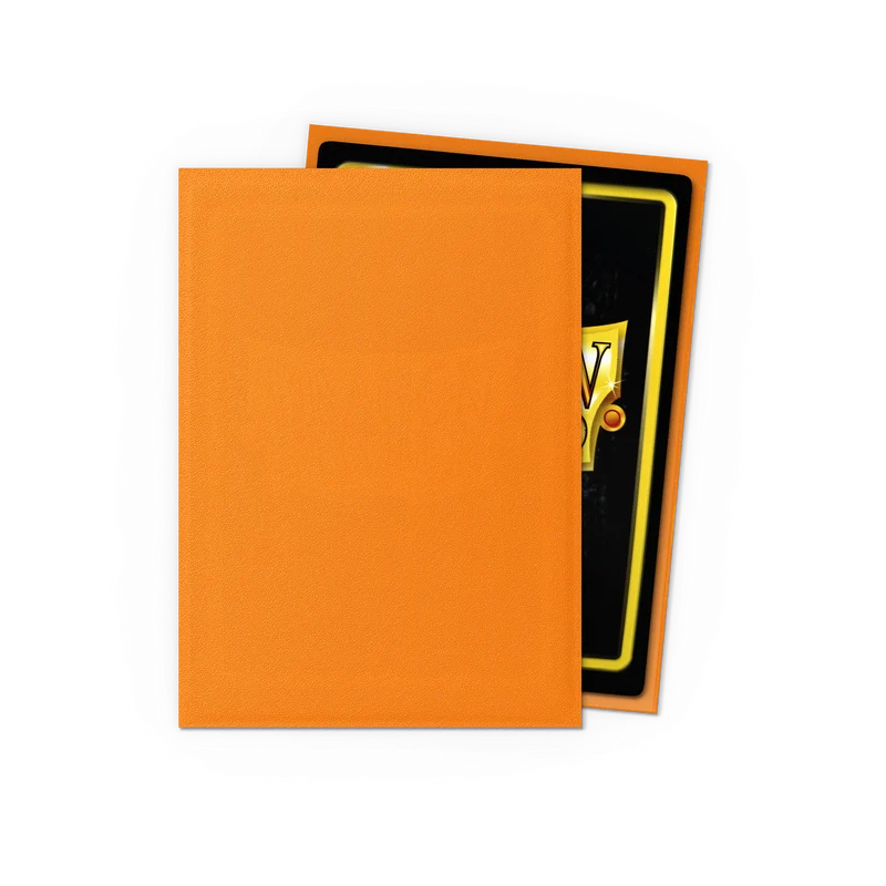 Dragon Shield - Standard 'Orange' Matte Sleeves 100 pack - PokeBox USA