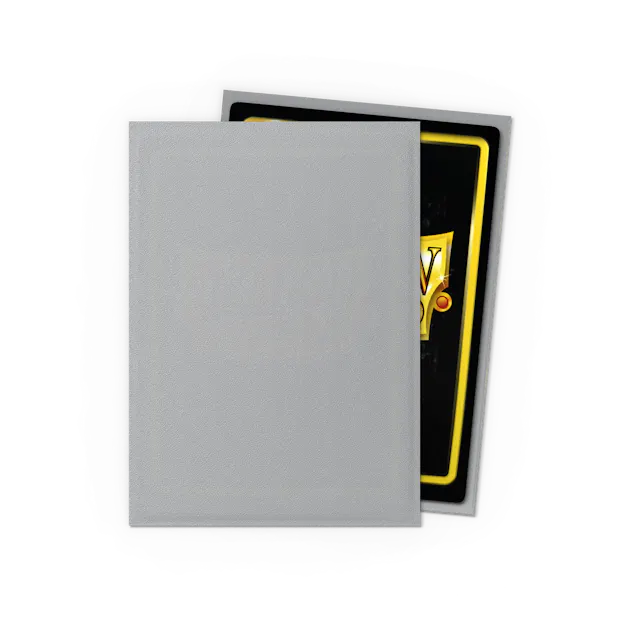Dragon Shield - Standard 'Silver' Matte Sleeves 100 pack - PokeBox USA