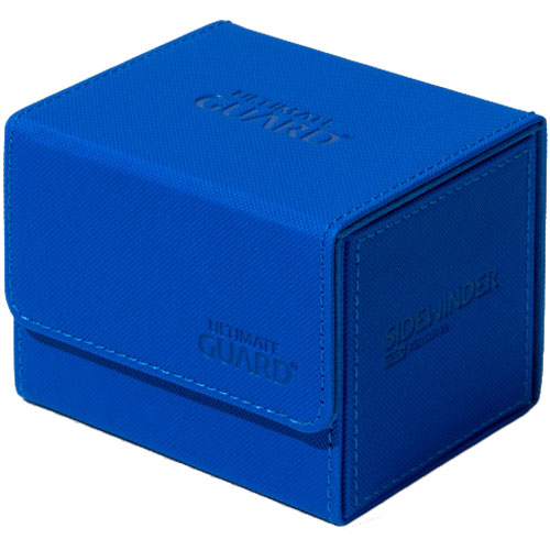 Ultimate Guard Sidewinder Deck Case 100+ Xenoskin Standard Size Monocolor Blue Deck Box - PokeBox USA