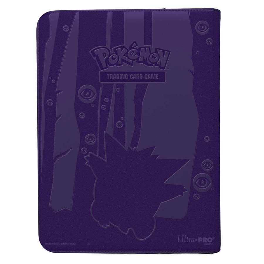 ULTRA PRO Pokemon - Portfolio - 9PKT- Zippered PRO Binder - Gengar