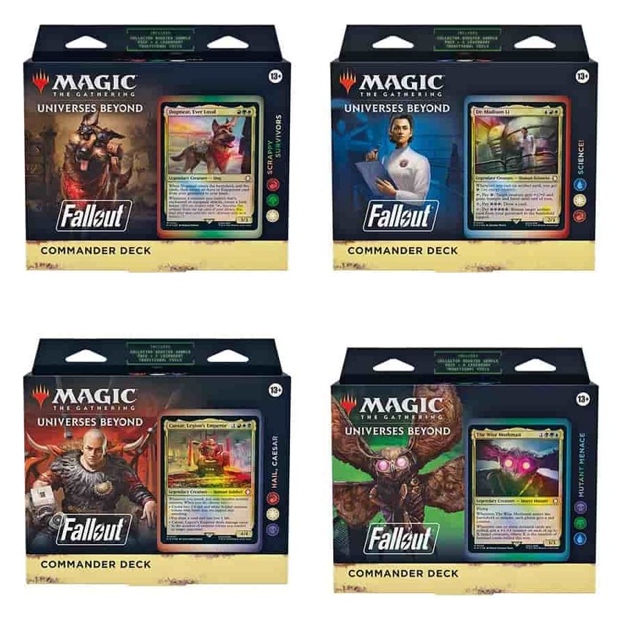 Magic The Gathering | Universes Beyond: FALLOUT Commander Decks - PokeBox USA