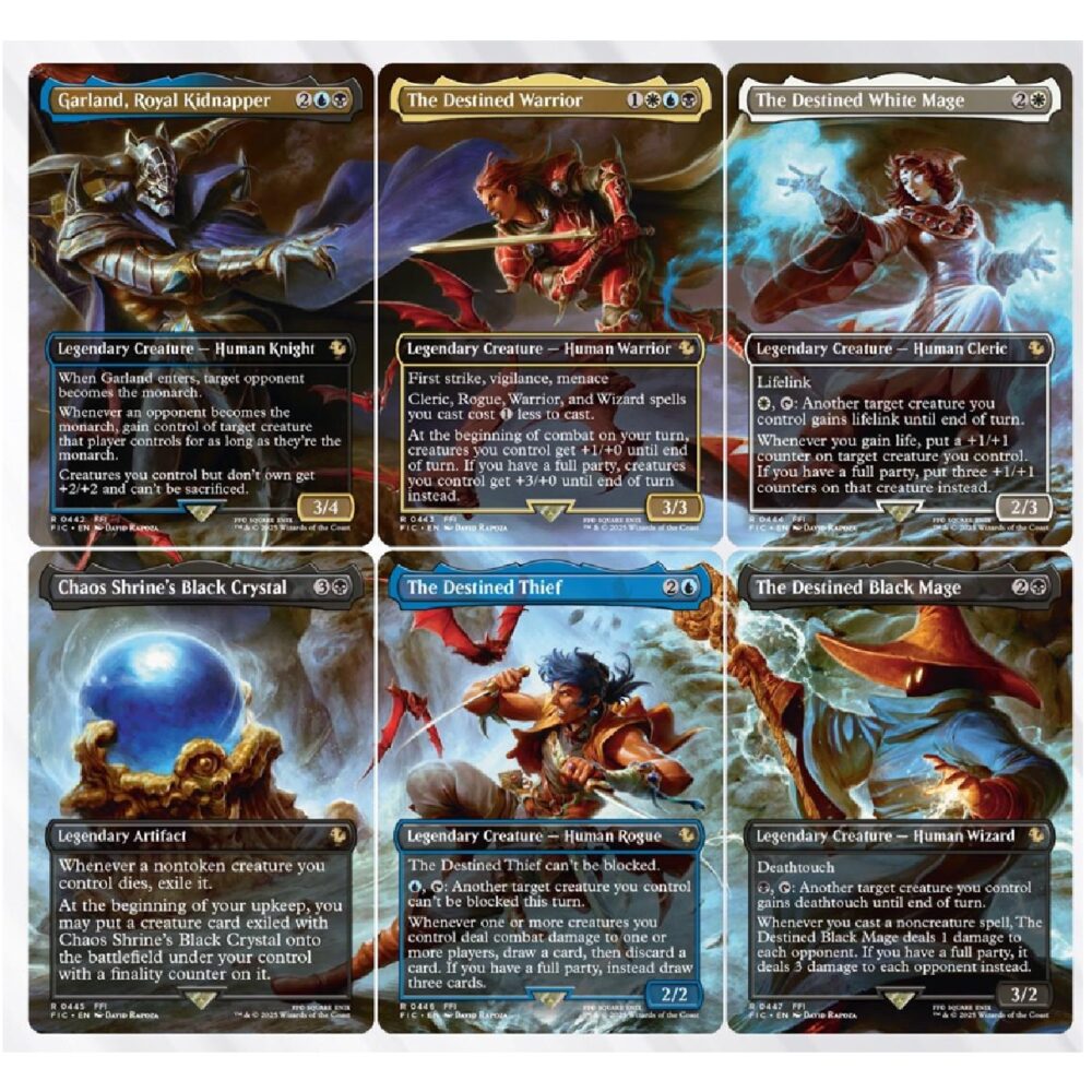 Magic The Gathering | Final Fantasy Scene Box Case (Set of 4)