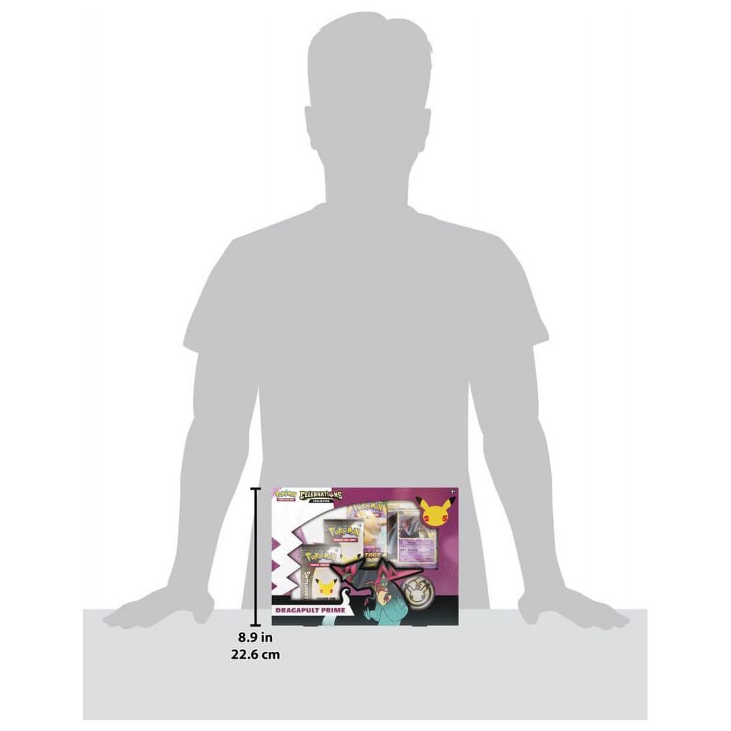 PRE-ORDER - POKÉMON TCG Celebrations - Dragapult Prime Collection Box - PokéBox Australia