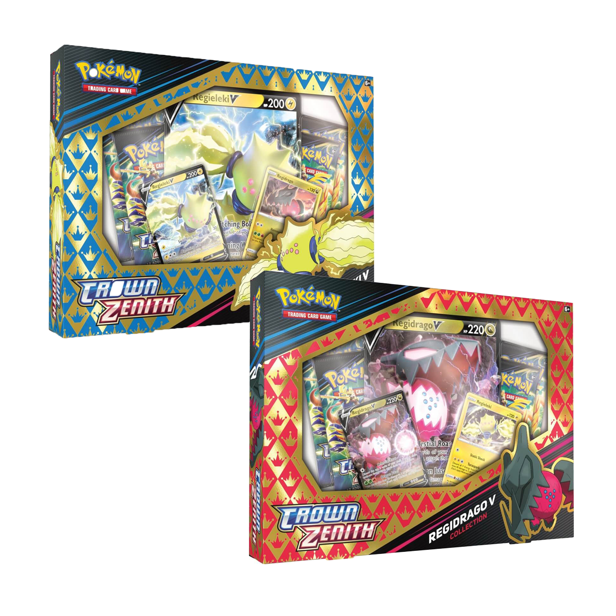 POKÉMON TCG Crown Zenith - Regidrago/Regieleki V Box - PokéBox Australia