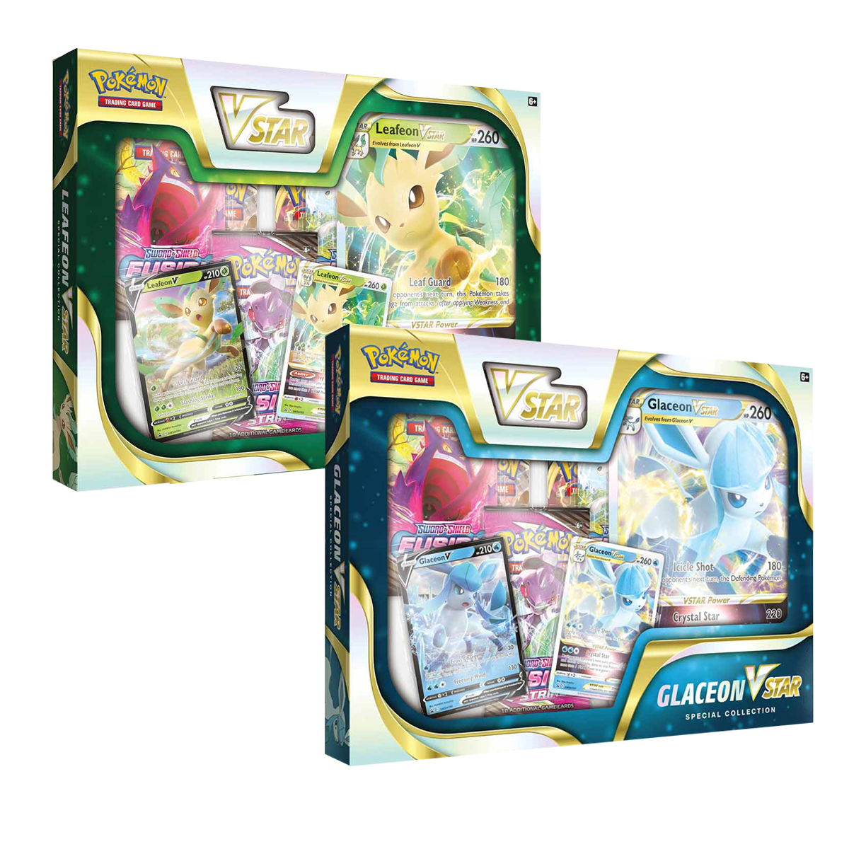 Leafeon & Glaceon VSTAR Special Collection Box - PokéBox Australia