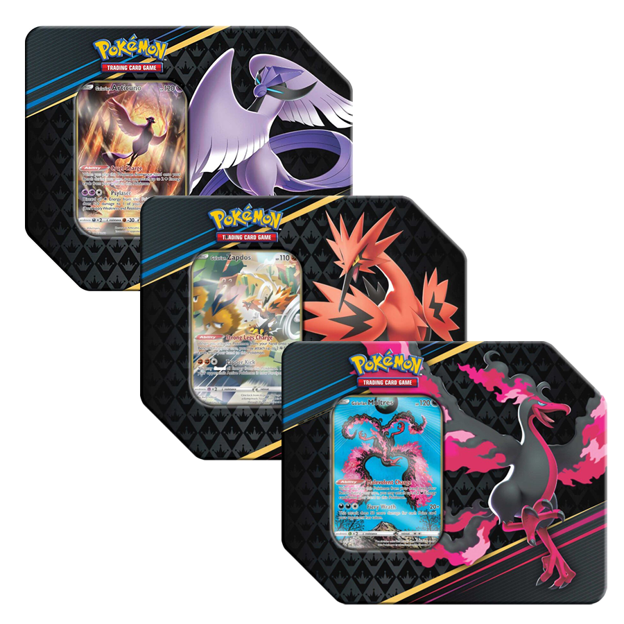 POKÉMON TCG Crown Zenith - Tin (Galarian Birds) - PokéBox Australia