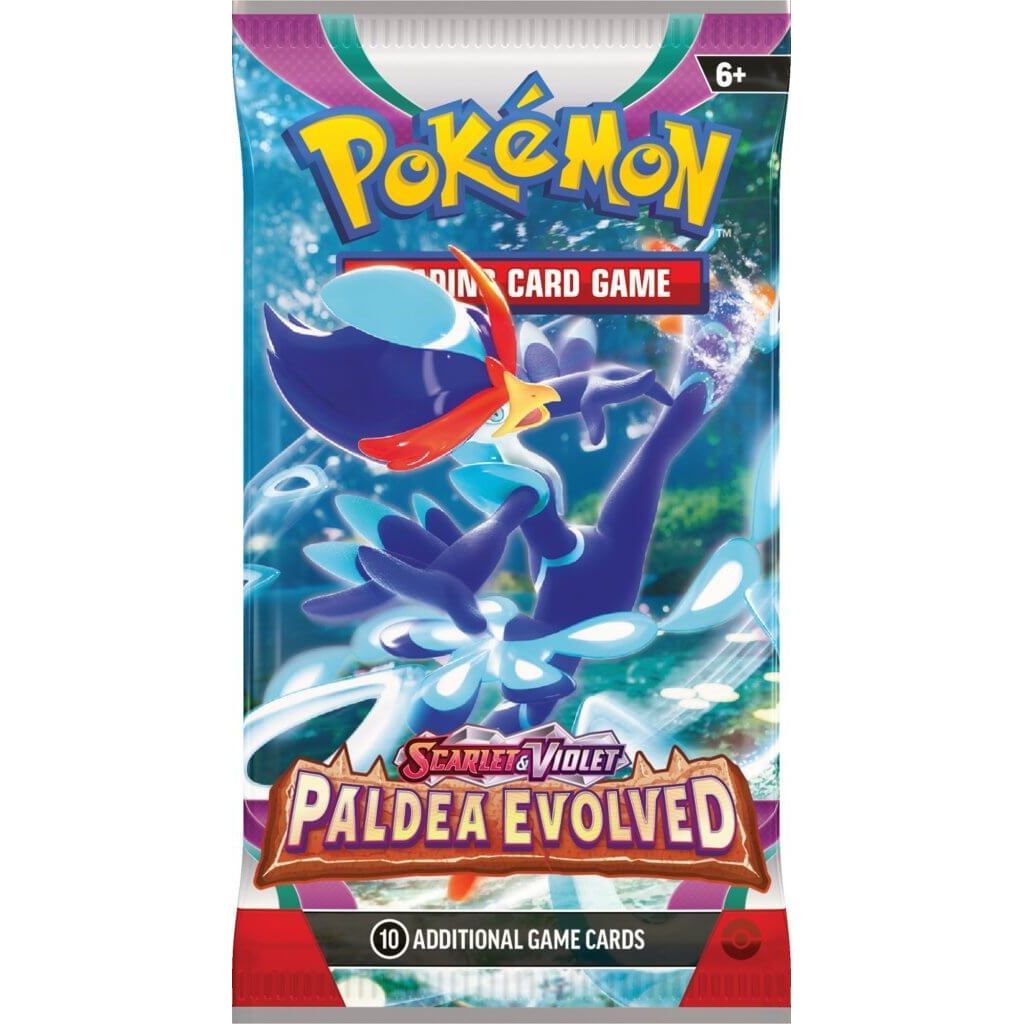 pokemon booster box paldea POKÉMON TCG Scarlet & Violet 2: Evolved Pack Color:Sunset How to Determine if Chief anchor and Dedenne shine as