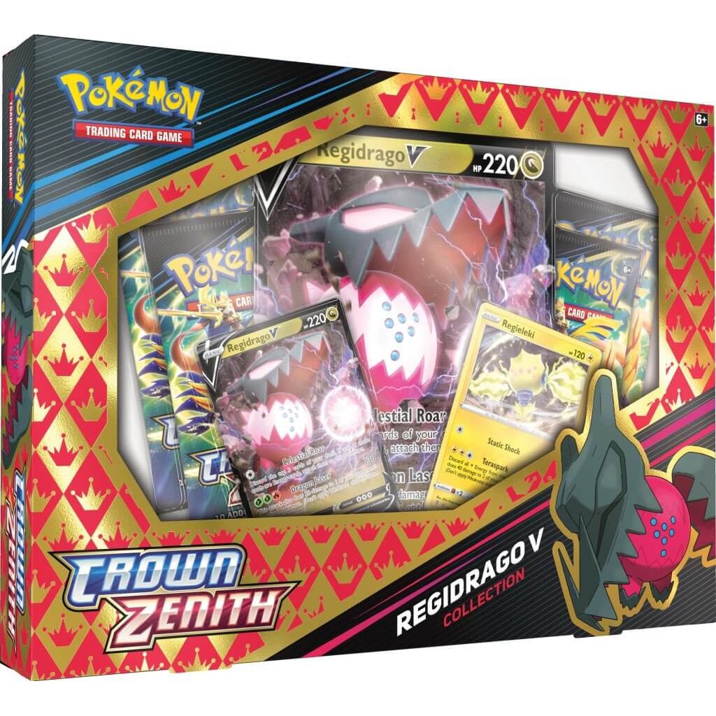 POKÉMON TCG Crown Zenith - Regidrago/Regieleki V Box - PokéBox Australia