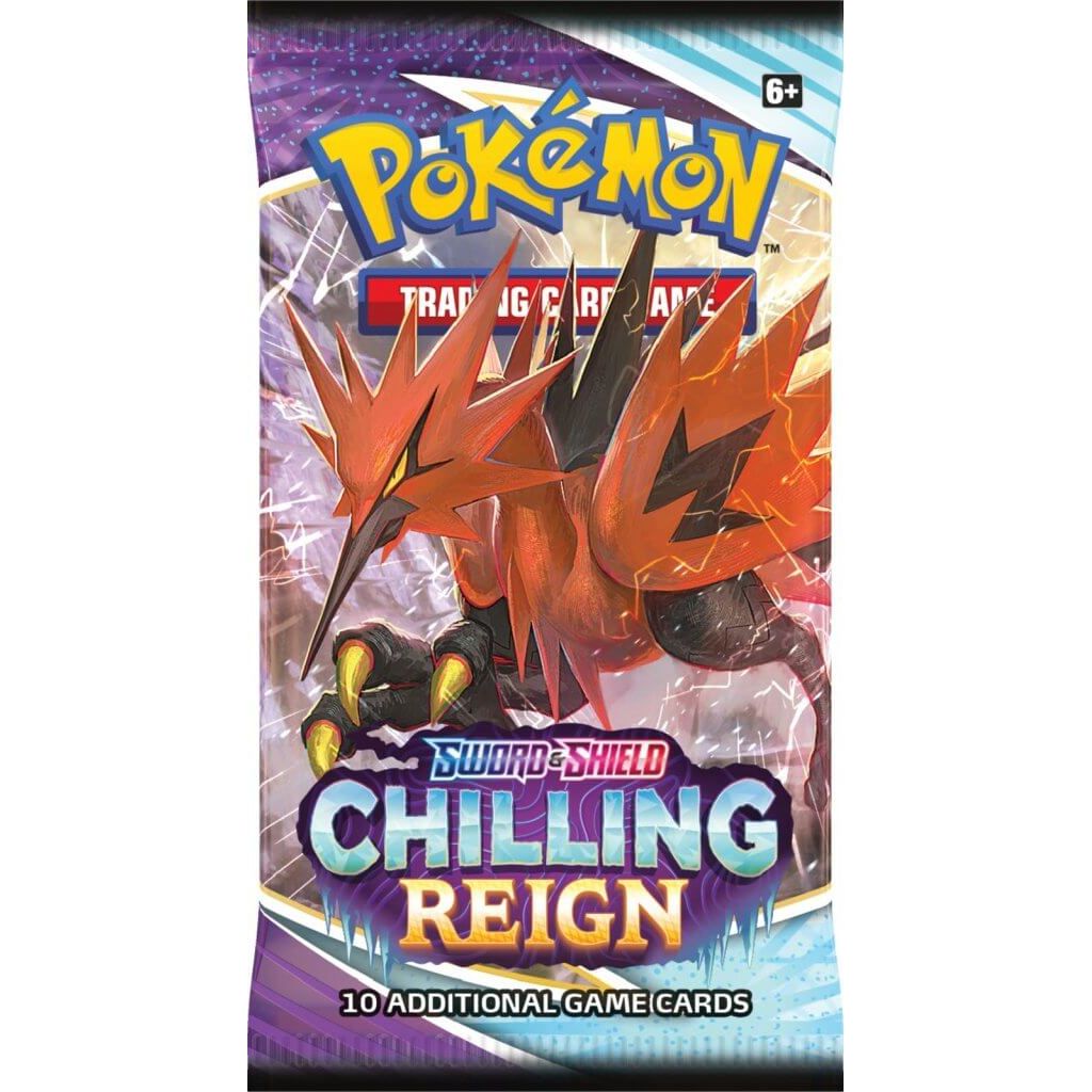 POKÉMON TCG Sword and Shield - Chilling Reign Booster Pack - PokéBox Australia