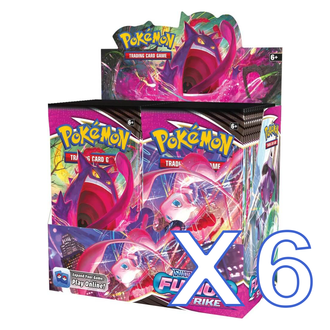 POKÉMON TCG Sword and Shield - Fusion Strike Booster Box X6 (Case) - PokéBox Australia