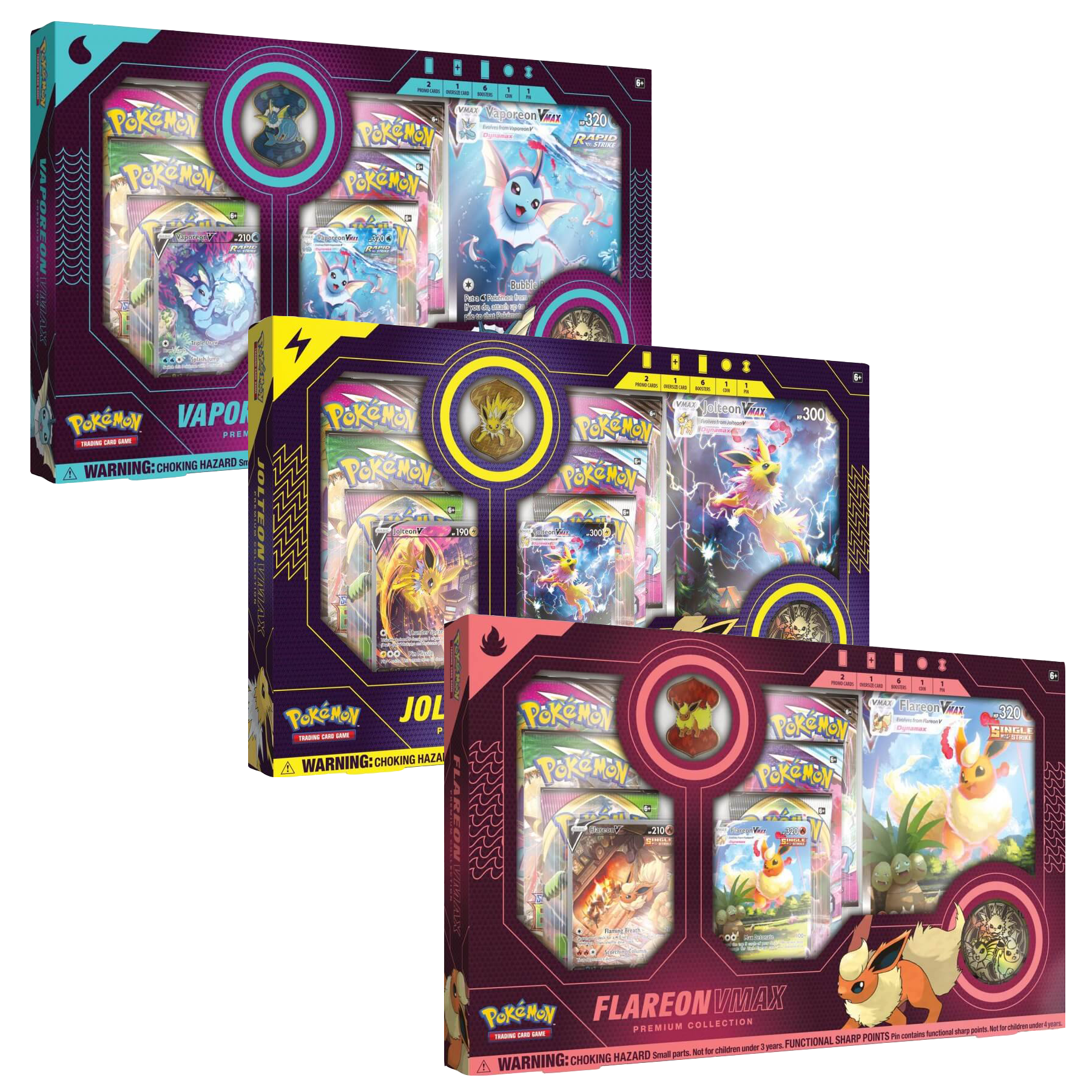 POKMON TCG - Eevee VMAX Premium Collection Boxes POKMON TCG - Eevee VMAX Premium Collection Boxes
