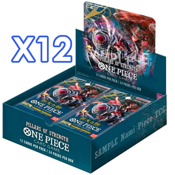one piece tcg booster box case One Piece TCG: (1 Case) Paramount War Booster BOX [OP-02](12 BOXES) - main image 0