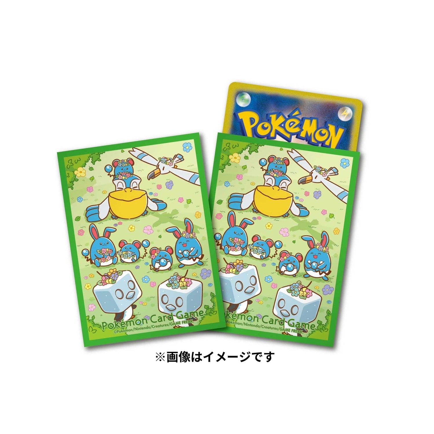 Pokémon Center Japan - Flower Crown Marill & Friends - Sleeves - PokeBox USA
