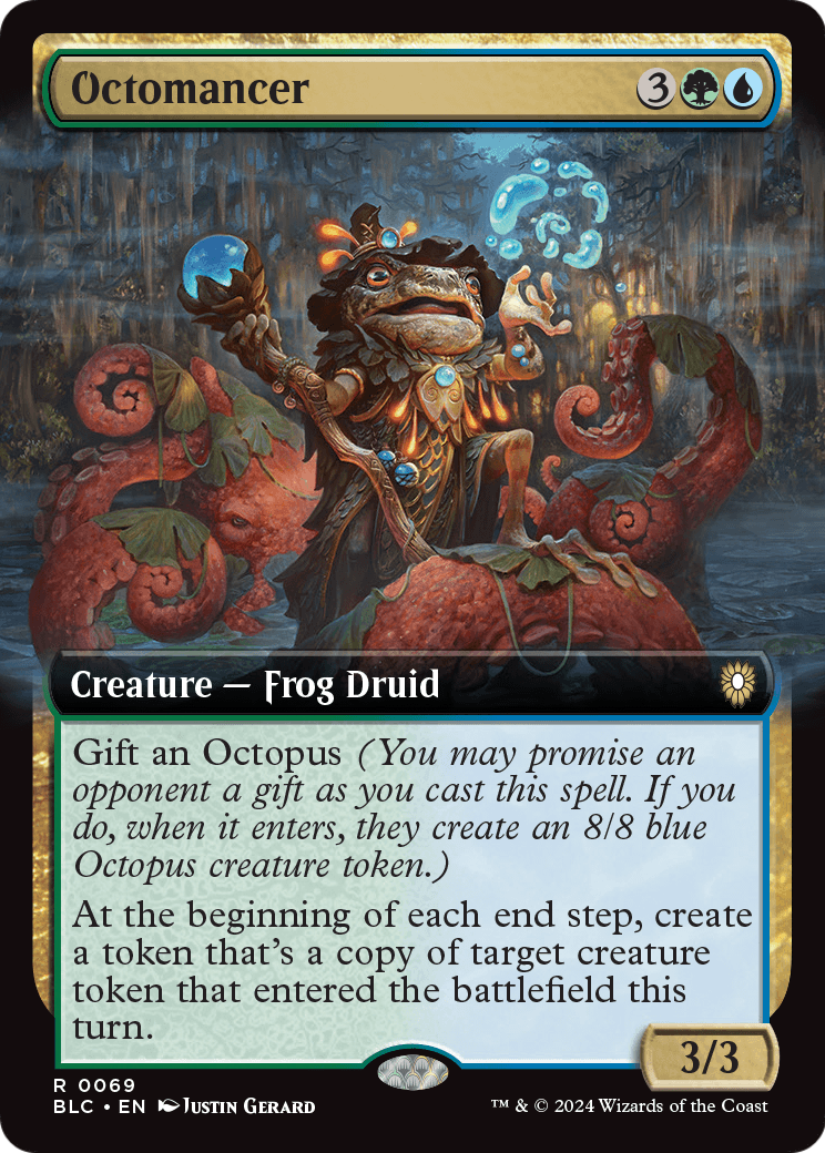 Octomancer (Extended Art) (BLC-069) [Bloomburrow Commander]
