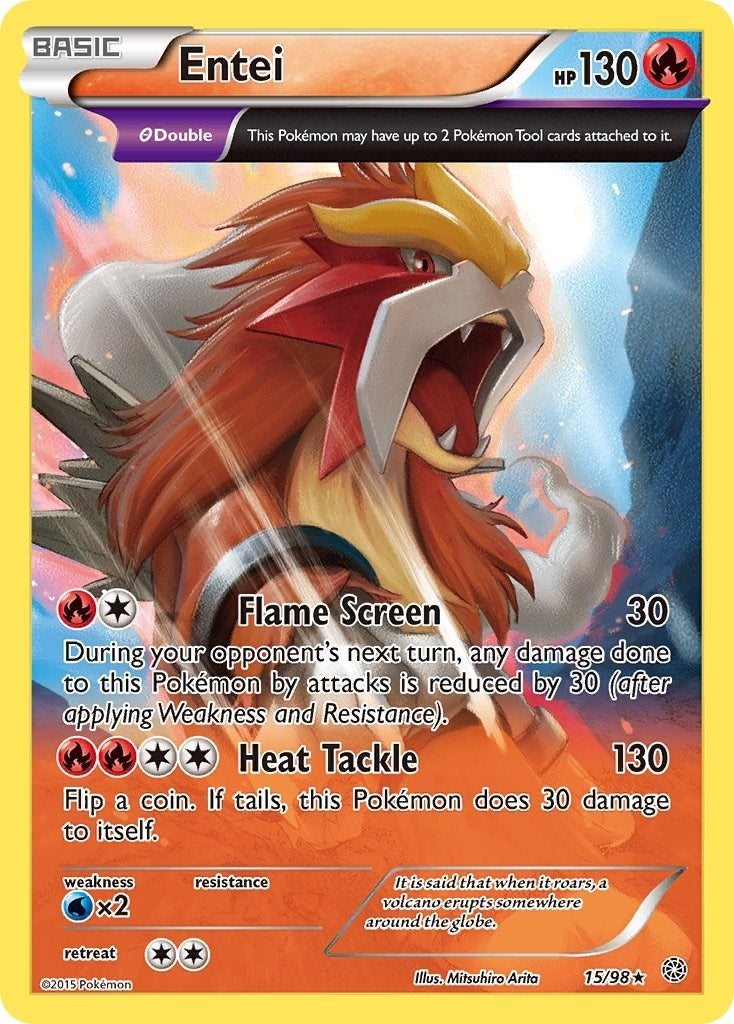 Image for Entei (15) (15/98) (XY - Ancient Origins) (AOR) - Pokemon