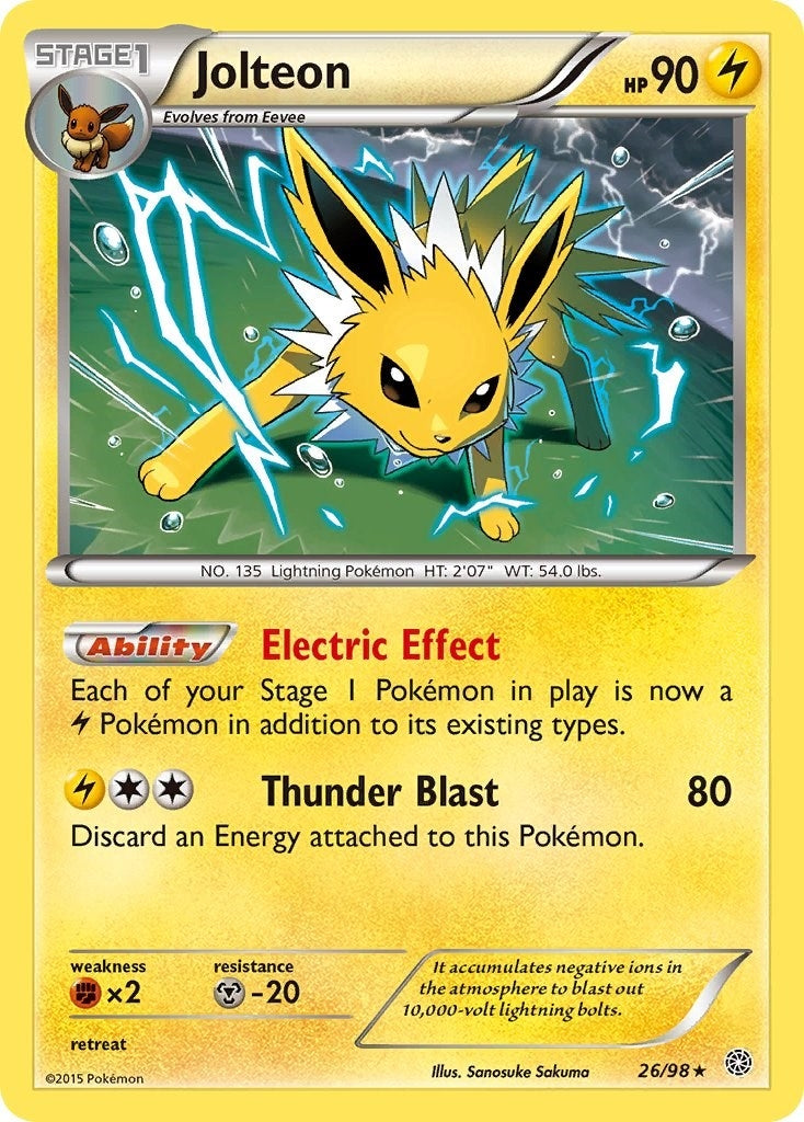 Image for Jolteon (26/98) (XY - Ancient Origins) (AOR) - Pokemon