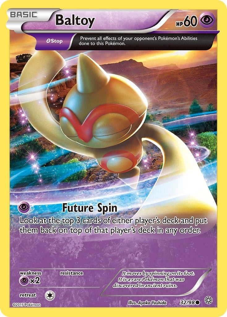 Image for Baltoy (32) (32/98) (XY - Ancient Origins) (AOR) - Pokemon