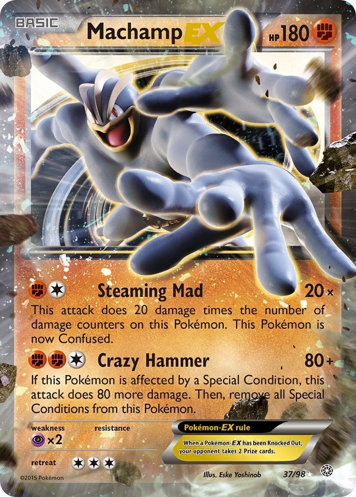 Image for Machamp EX (37/98) (XY - Ancient Origins) (AOR) - Pokemon