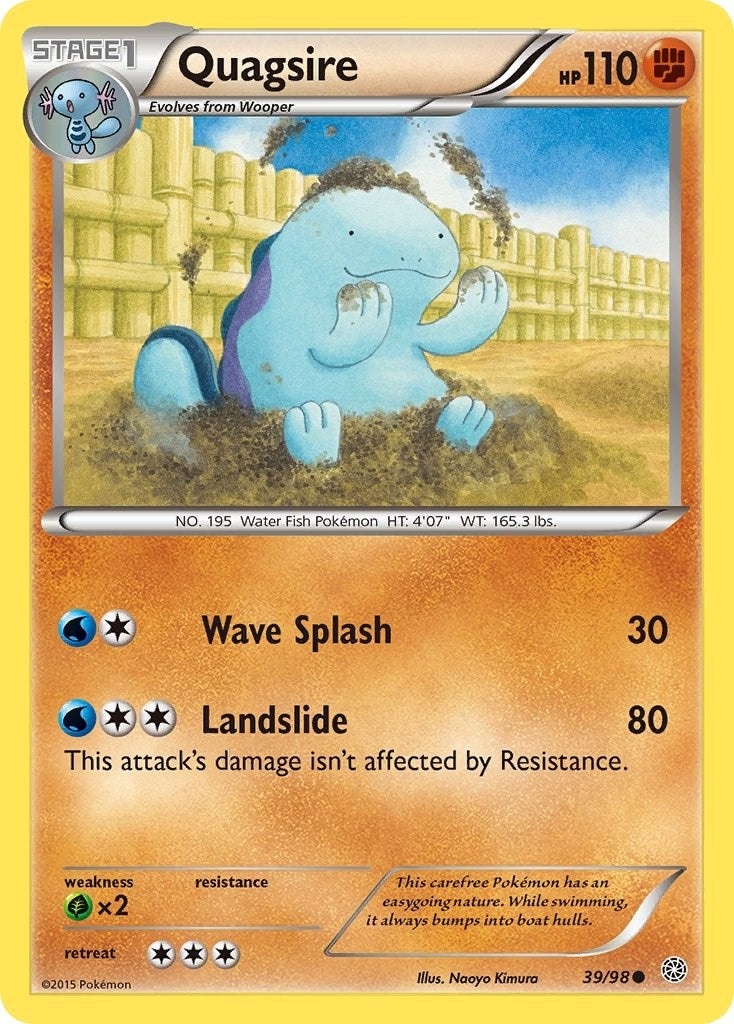 Image for Quagsire (39/98) (XY - Ancient Origins) (AOR) - Pokemon