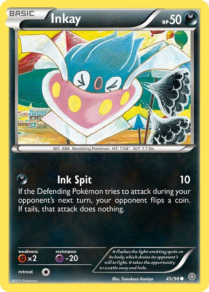Image for Inkay (45/98) (XY - Ancient Origins) (AOR) - Pokemon