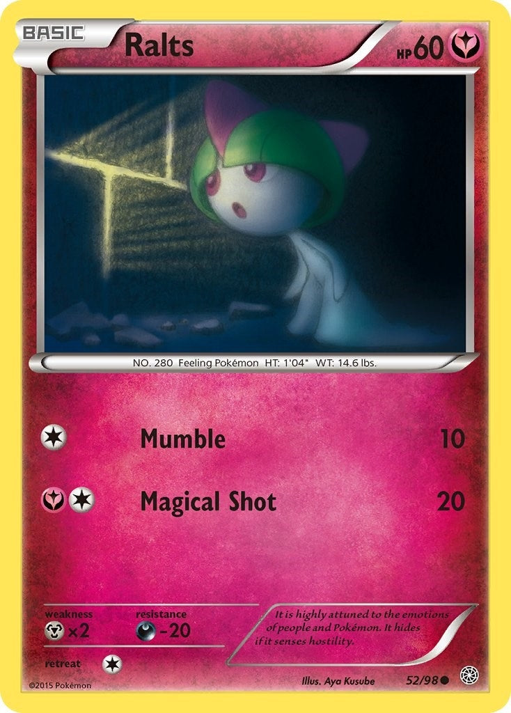 Image for Ralts (52/98) (XY - Ancient Origins) (AOR) - Pokemon