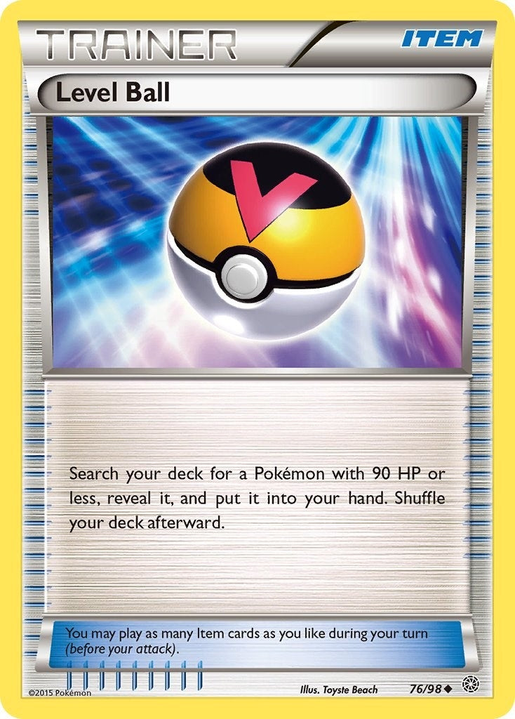 Image for Level Ball (76/98) (XY - Ancient Origins) (AOR) - Pokemon
