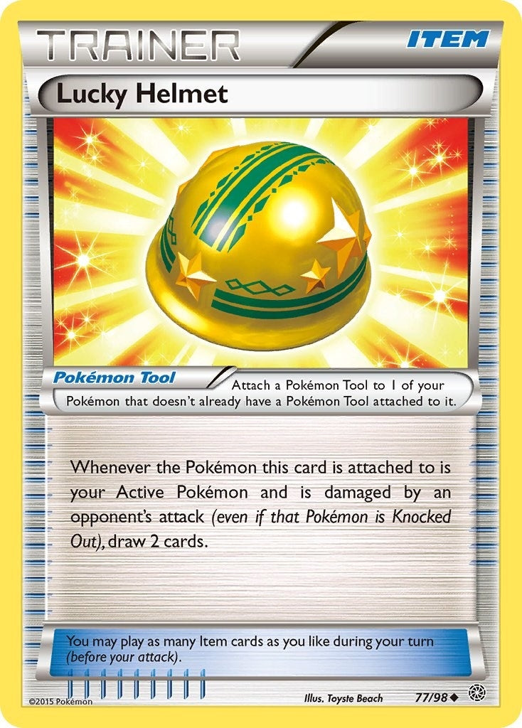 Image for Lucky Helmet (77/98) (XY - Ancient Origins) (AOR) - Pokemon