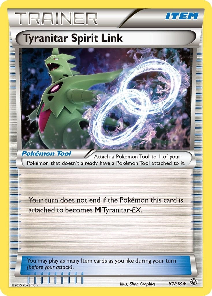 Image for Tyranitar Spirit Link (81/98) (XY - Ancient Origins) (AOR) - Pokemon