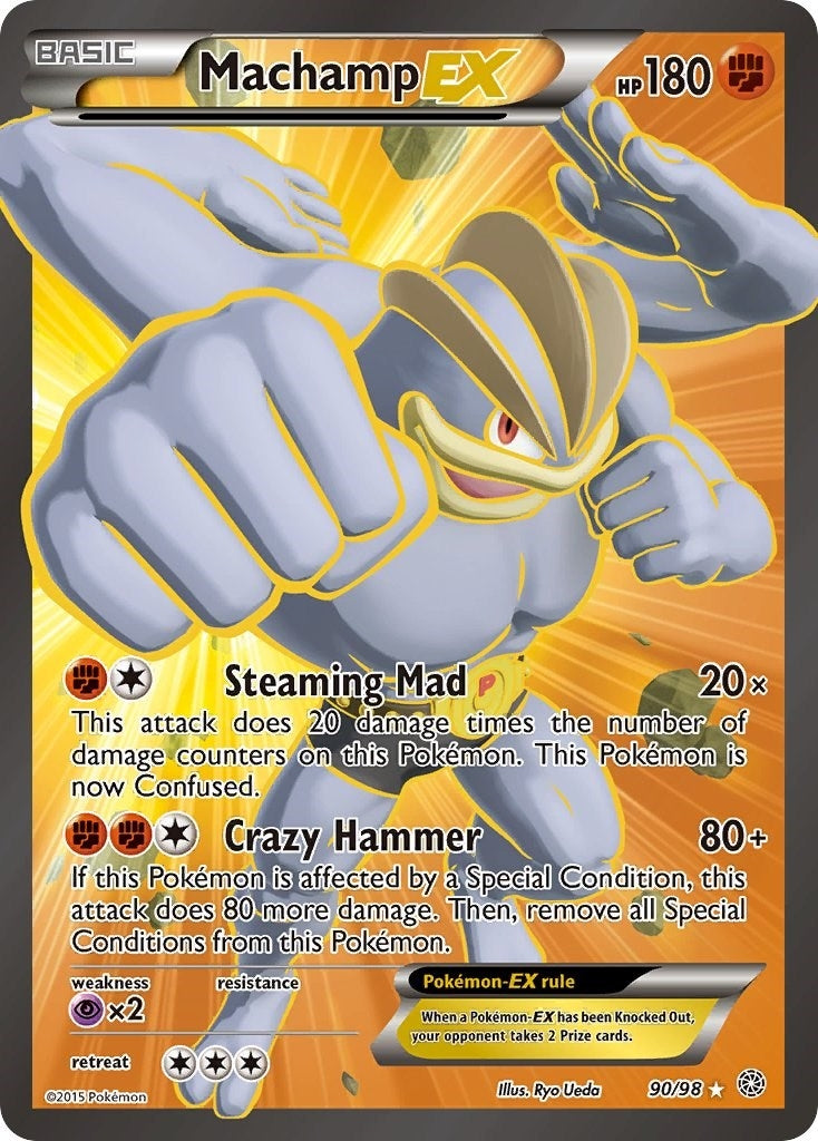 Image for Machamp EX (90 Full Art) (90/98) (XY - Ancient Origins) (AOR) - Pokemon