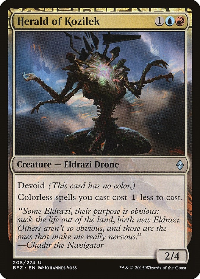 Herald of Kozilek (205) (Battle for Zendikar)