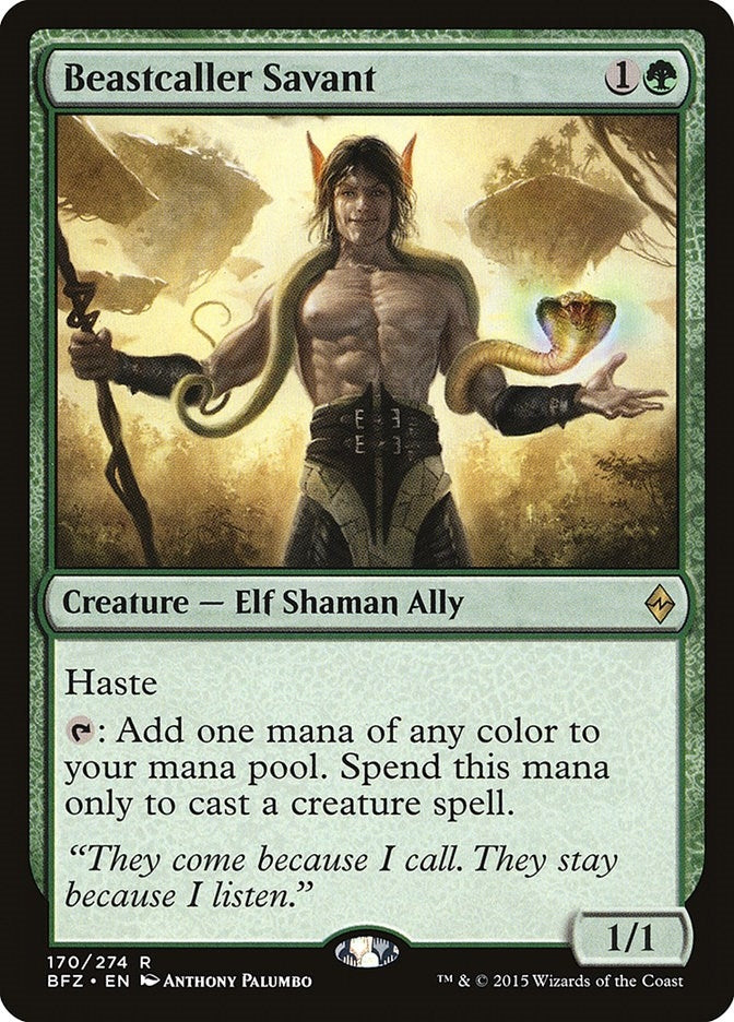 Beastcaller Savant (170) (Battle for Zendikar)