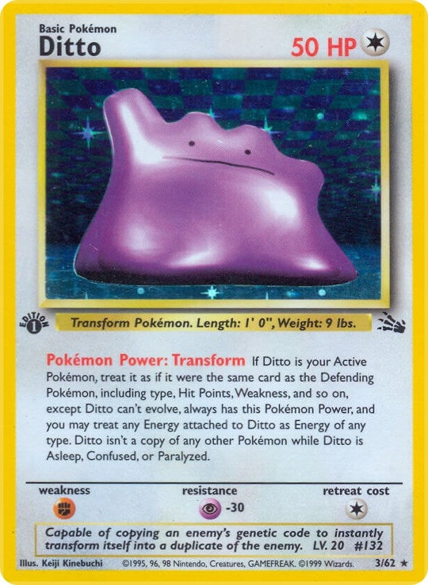 Image for Ditto (3) (03/62) (Fossil) (FO) - Pokemon