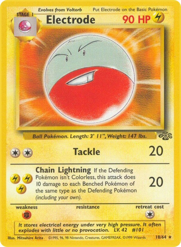 Image for Electrode (18) (18/64) (Jungle) (JU) - Pokemon