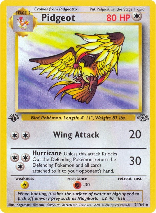Image for Pidgeot (24) (24/64) (Jungle) (JU) - Pokemon