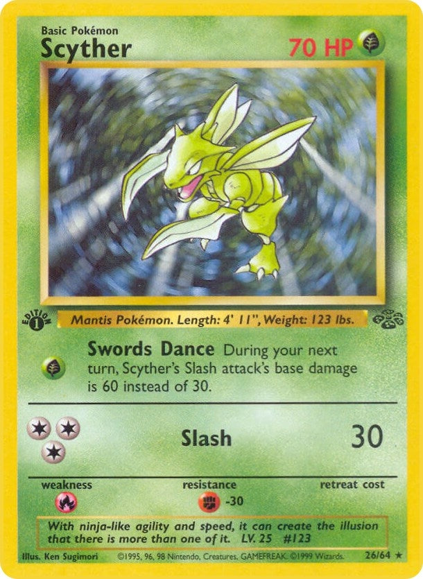 Image for Scyther (26) (26/64) (Jungle) (JU) - Pokemon