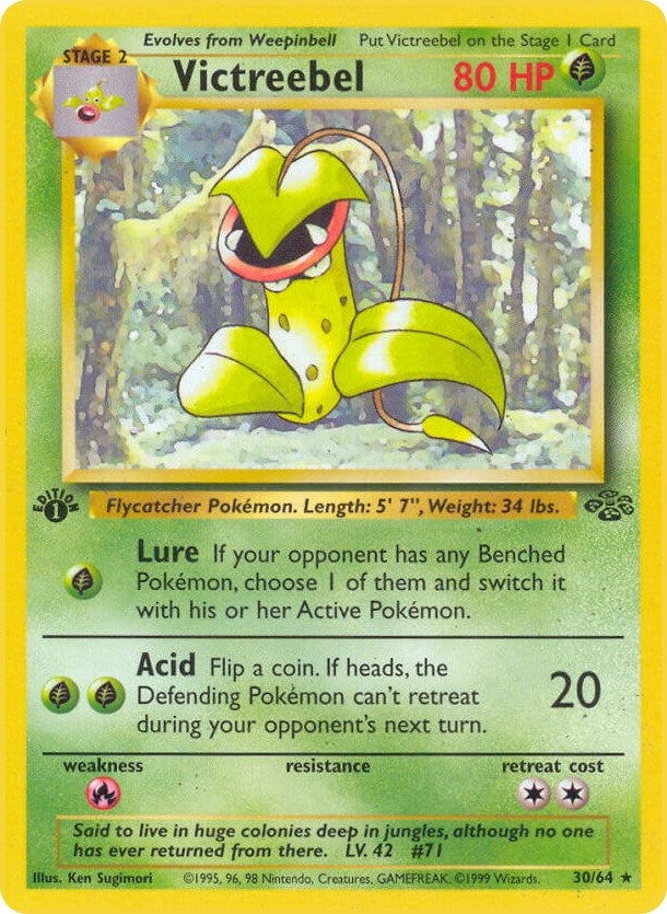 Image for Victreebel (30) (30/64) (Jungle) (JU) - Pokemon