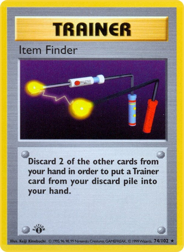 Image for Item Finder (074/102) (Base Set (Shadowless)) (BSS) - Pokemon