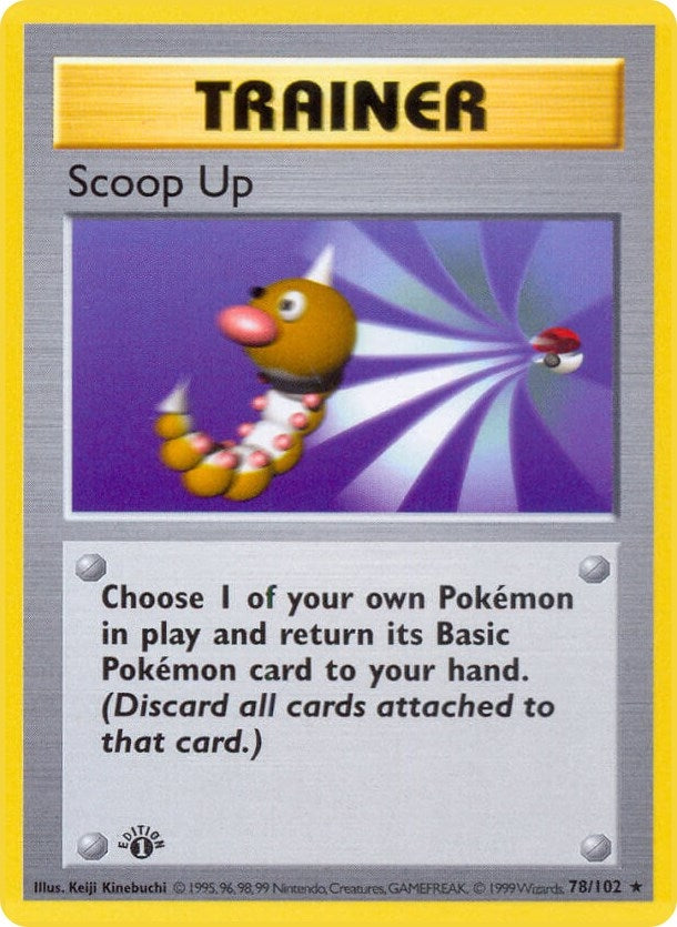 Image for Scoop Up (078/102) (Base Set (Shadowless)) (BSS) - Pokemon