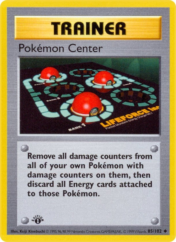 Image for Pokemon Center (085/102) (Base Set (Shadowless)) (BSS) - Pokemon