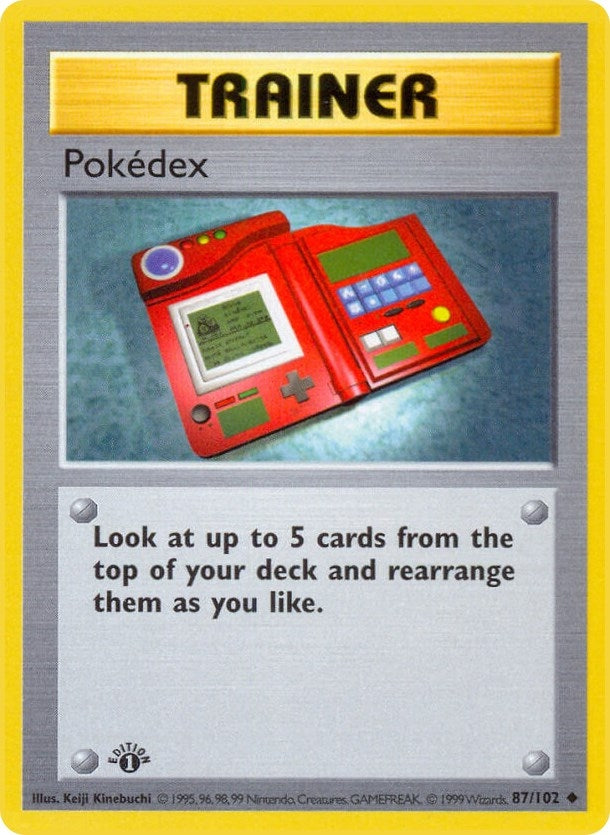 Image for Pokedex (087/102) (Base Set (Shadowless)) (BSS) - Pokemon
