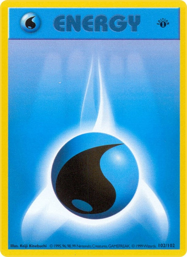 Image for Water Energy (102/102) (Base Set (Shadowless)) (BSS) - Pokemon