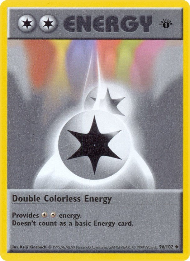Image for Double Colorless Energy (096/102) (Base Set (Shadowless)) (BSS) - Pokemon