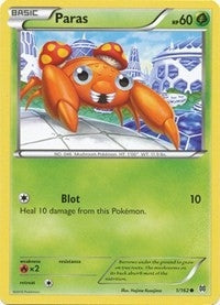 Image for Paras (1/162) (XY - BREAKthrough) (BKT) - Pokemon
