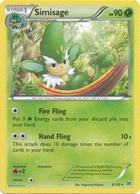 Image for Simisage (6/162) (XY - BREAKthrough) (BKT) - Pokemon