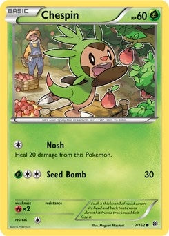 Image for Chespin (7) (7/162) (XY - BREAKthrough) (BKT) - Pokemon